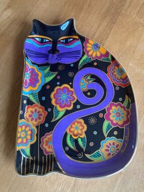 Laurel Burch Feline Fantasy trinket plate